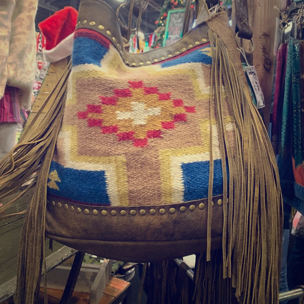 Pendleton Fringe Purse
